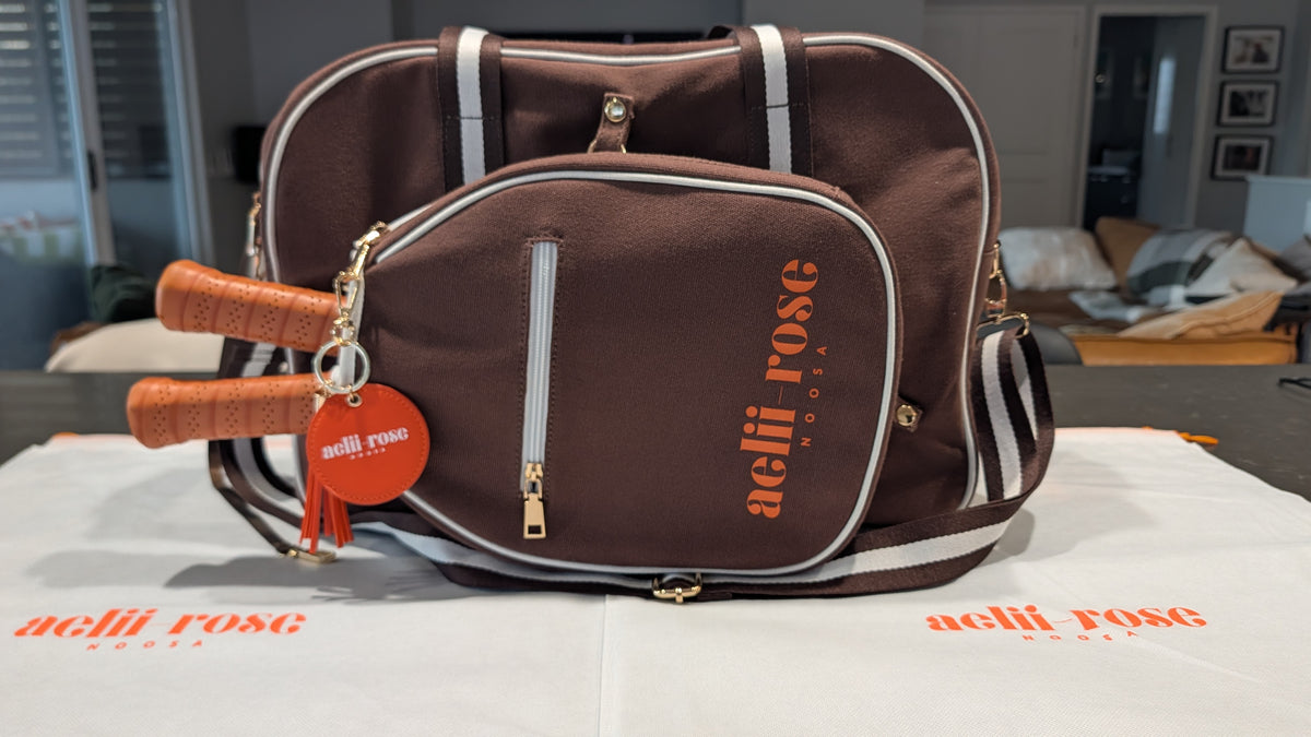 Little Cove Pickleball Tote by Aelii-Rose Noosa